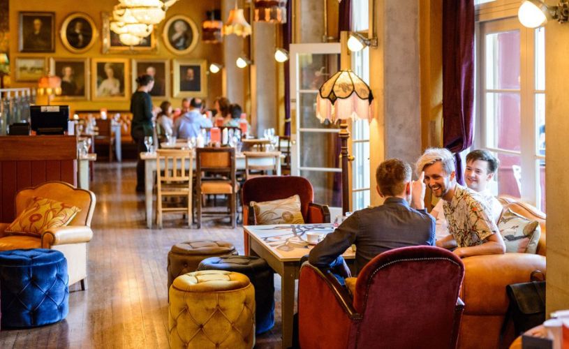 People at Cosy Club in Bath